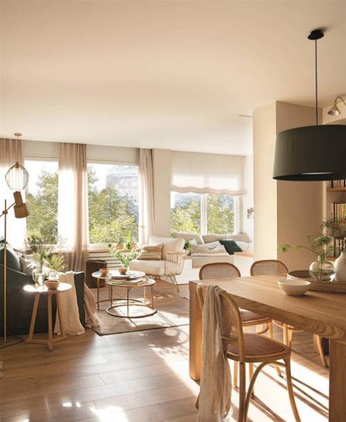 Небольшая квартира площадью 80 м 2, полная оригинальных, красивых и интересных идей, позволяющих максимально эффективно использовать пространство. 03