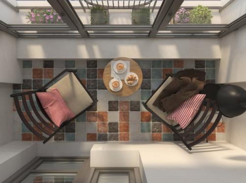 Проект евродвушки для любителей ретро от Cubiq Studio. 08