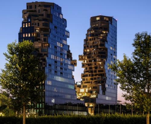 В Амстердаме открылся Скульптурный жилой комплекс Valley Towers. 09