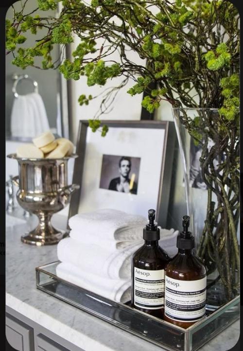 Винтажные вещицы для красивого хранения в ванной комнате. 08