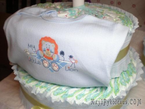 Торт из подгузников. 02