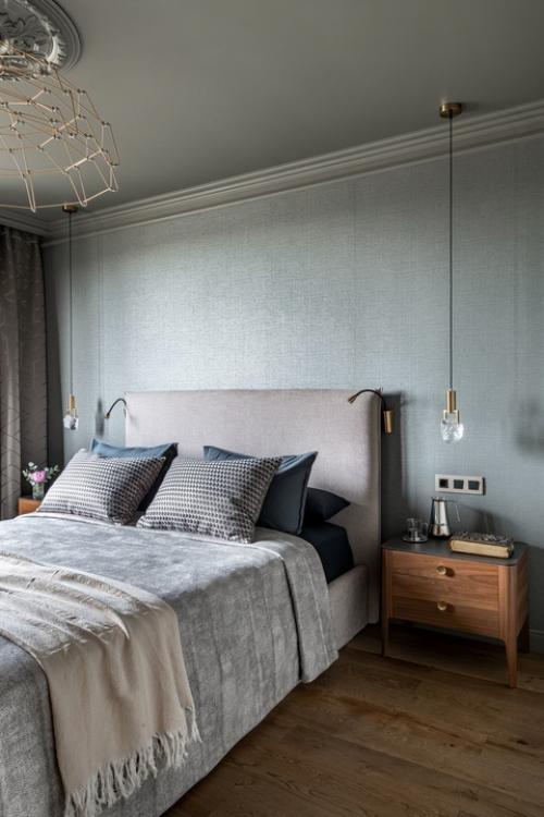 Реализованный интерьер яркой квартиры, площадью 76 кв. 04