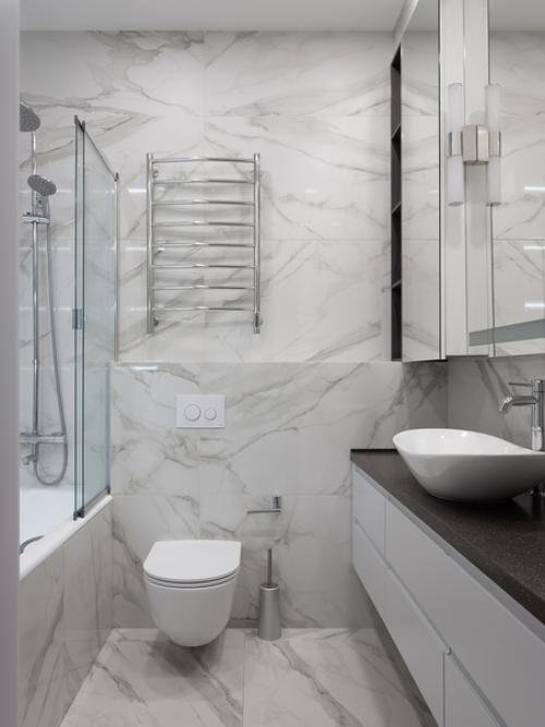 Интерьер однокомнатной квартиры площадью 35 кв. 09