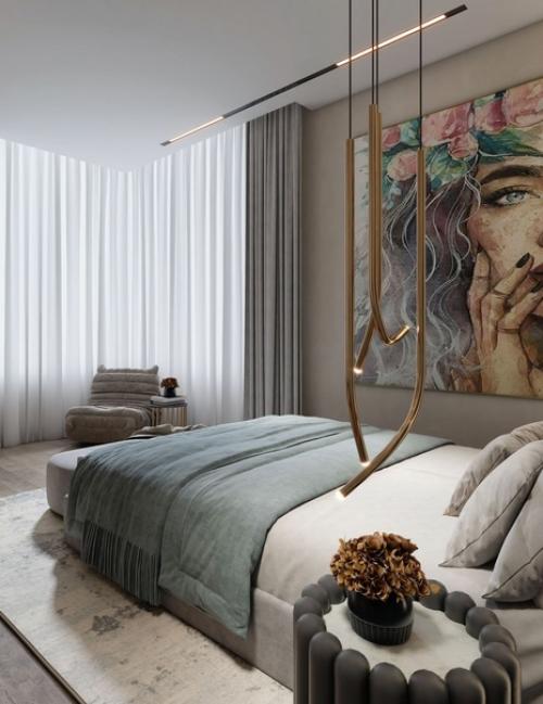 Превратите свою спальню в роскошное убежище с помощью потрясающих дизайнов интерьера! 04