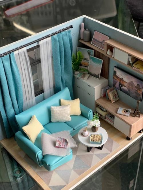 Румбокс - замечательное увлечение, представляющее собой изготовление интерьера в миниатюре. 03