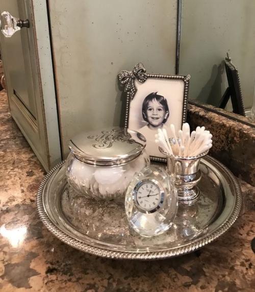 Винтажные вещицы для красивого хранения в ванной комнате. 05