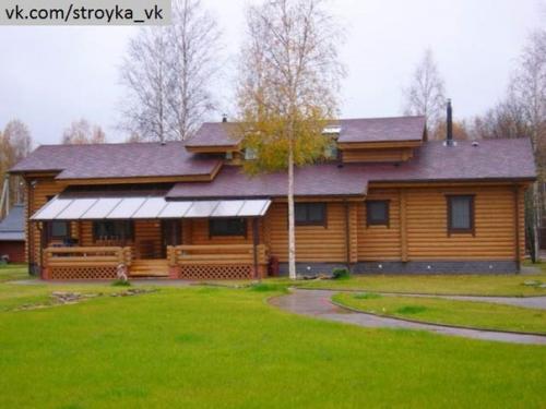 Дом и баня под одной крышей. 02