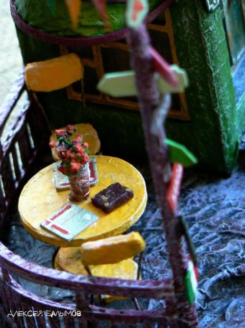 Авторский интерьерный_домик кафешка Colibri ( работа из архива). 04