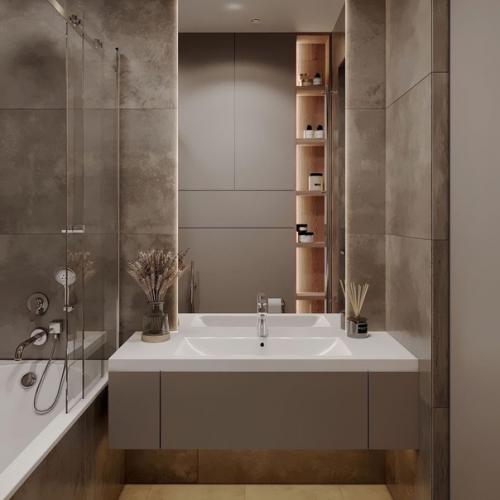 Вдохновляющий интерьер квартиры в стиле джапанди в ЖК Селигер Сити. 07