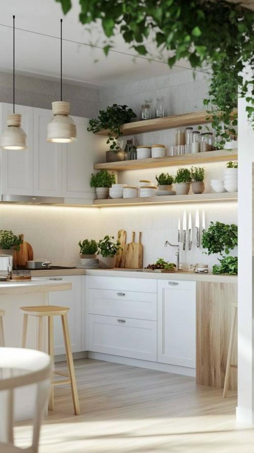 Скандинавские кухни - свет, воздух и спокойствие. 04