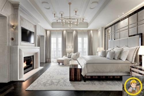 Яжестроитель. Дизайн интерьера светлой спальни: 10 фото. 04