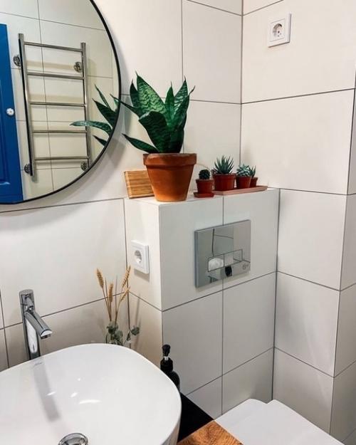 Красивый ремонт санузла, площадь всего 3, 5 (кв. 02