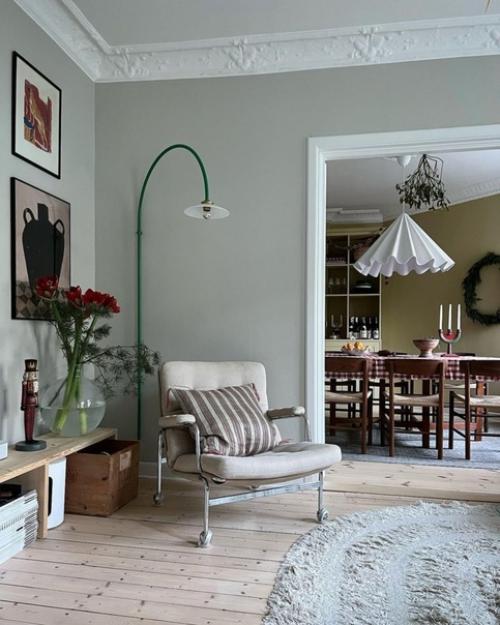 Разноцветная квартира. Квартира Эрика в Гетеборге (Швеция) площадью 69 кв. 02