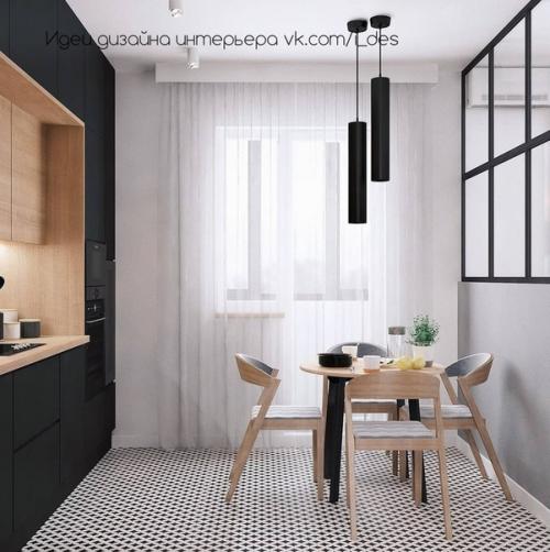 Рискнули бы поставить себе такой темный гарнитур на кухню? 01