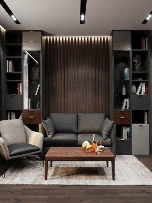 Бюджетный проект Квартира Холостяка 37 м 2. 01