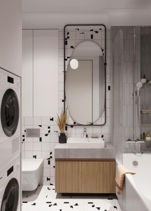 Проект небольшой, но уютной и продуманной 1-комнатной квартиры 44 кв. 08