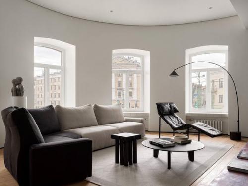 Минималистичная квартира в центре Санкт-петербурга. 02