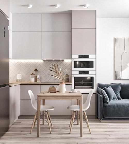 Проект однокомнатной квартиры 43, 3 кв. 02