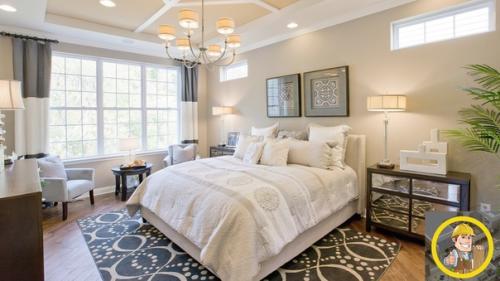 Яжестроитель. Дизайн интерьера светлой спальни: 10 фото. 03