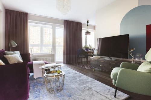 Квартира 80 м в стиле фьюжн на котельнической набережной ч. 1. 02