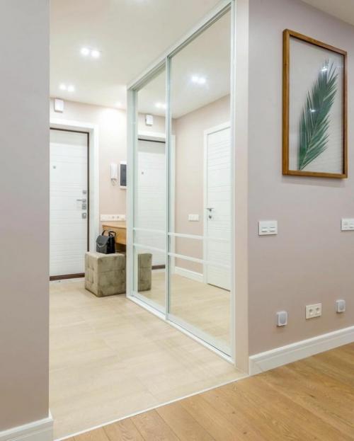 Реализованный дизайн проект в небольшой квартире.