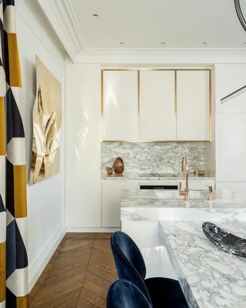 Интерьер квартиры, площадь 90 кв.