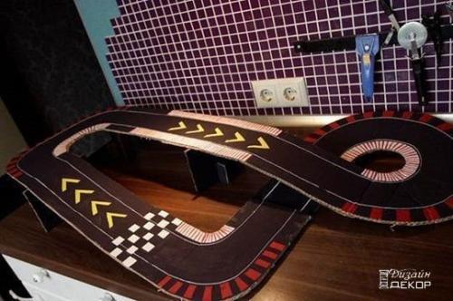 Детский гоночный трек своими руками. 09