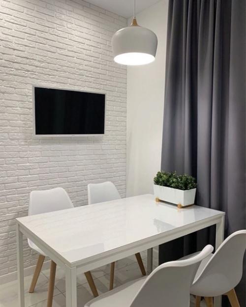 Минимализм на кухне в светлых тонах. 05