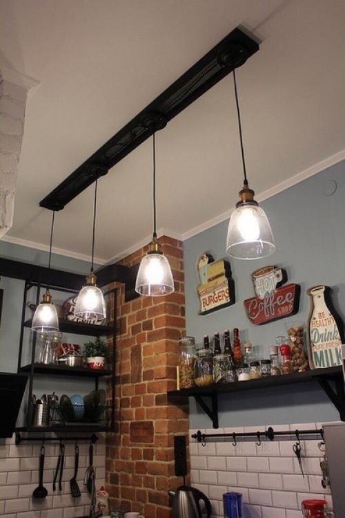 Яркий, стильный, атмосферный интерьер квартиры - студии площадью 25 кв. 03