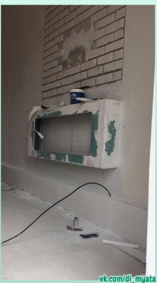 Процесс ремонта гостиной. 02