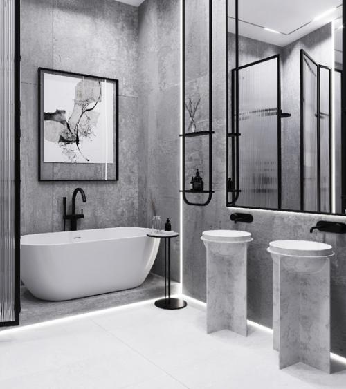 Дизайн - проект квартиры в новой боровой разработала студия Textura Architects. 09