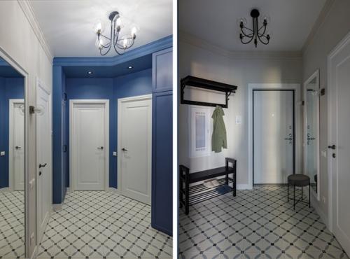 Интерьер однокомнатной квартиры 40 кв. 07