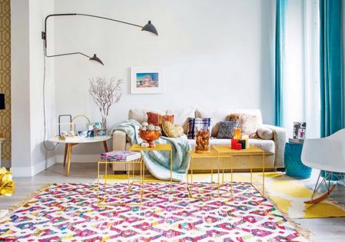 Красочный интерьер квартиры в Испании.