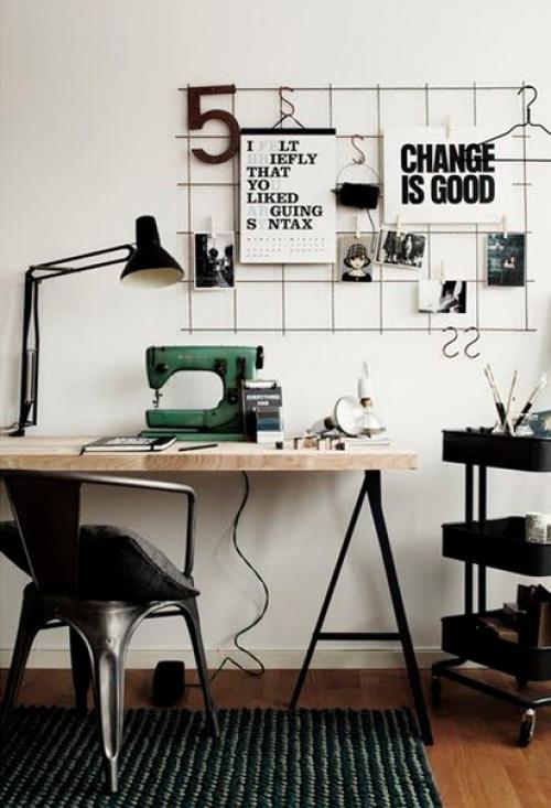 Рабочий настрой: 4 идеи декора домашнего офиса? 02