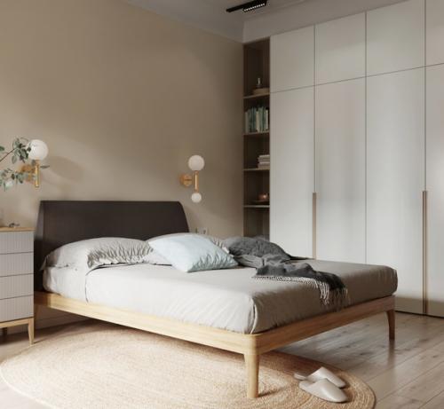 Проект небольшой, но уютной и продуманной 1-комнатной квартиры 44 кв. 05