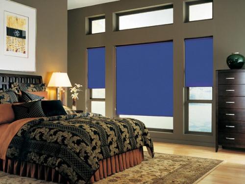 Рулонные шторы и жалюзи обычные.