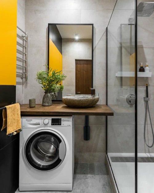 Компактная студия с продуманным зонированием. 07