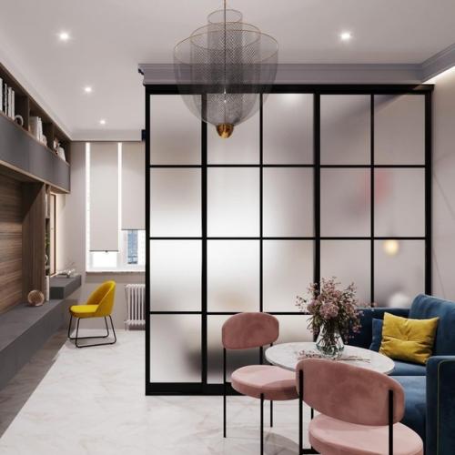 Проект студии. Студия для девушки, которая очень любит путешествовать и привозить с собой сувениры для своей квартиры. 02