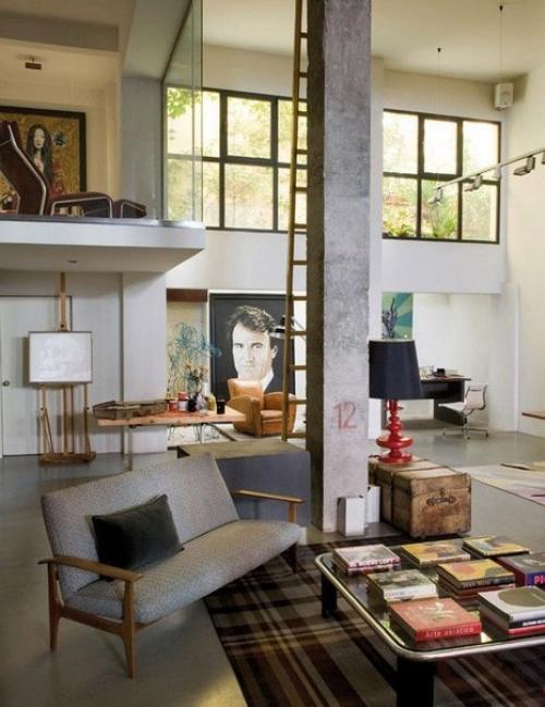 Интерьер в стиле лофт. 02