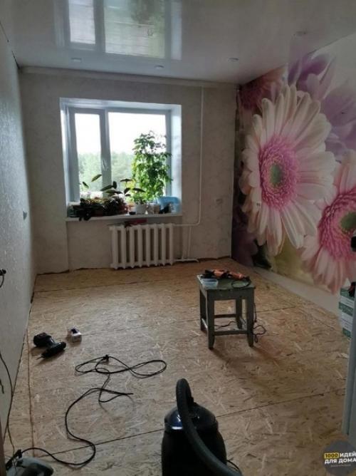 Процесс ремонта. И вот такая детская комнатка в результате. 03