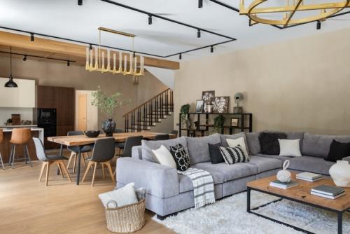 Трехэтажный дом в современном стиле и с элементами лофта совмещает весь функционал, необходимый для комфортной жизни и отдыха. 04 Трехэтажный дом в современном стиле и с элементами лофта совмещает весь функционал, необходимый для комфортной жизни и отдыха. 04