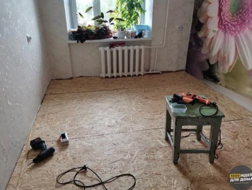 Процесс ремонта. И вот такая детская комнатка в результате. 02