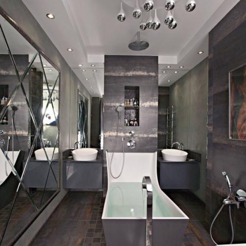 Большая настенная плитка для ванной в 2021. 03