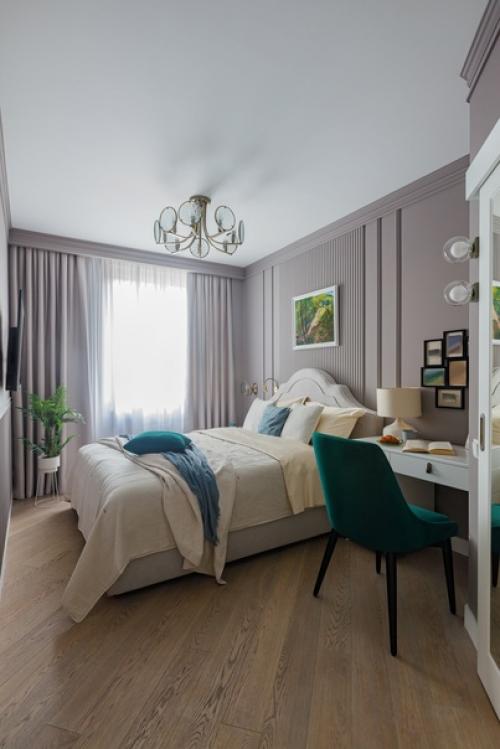 Интерьер однокомнатной квартиры 40 кв. 05