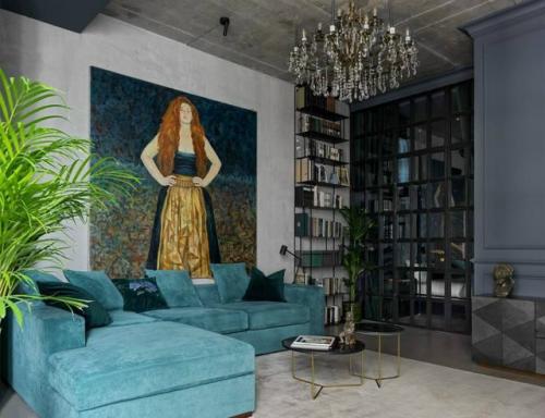 Интерьер как галерея: квартира для коллекции искусства. 03