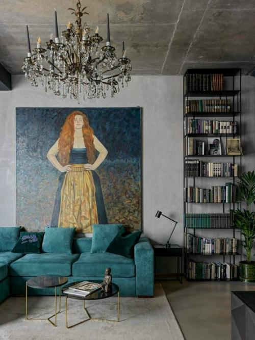 Интерьер как галерея: квартира для коллекции искусства. 04