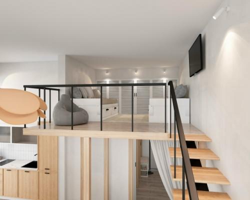 Визуализация (первые эскизы) к проекту квартиры в Ялте. 06