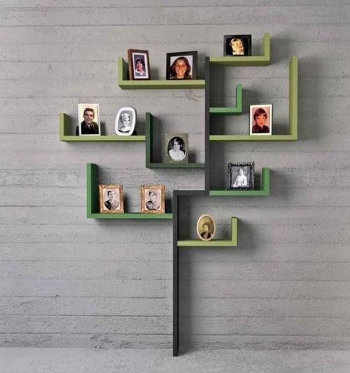 Полки в современном дизайне помещения: вопросы выбора материала и формы. 08