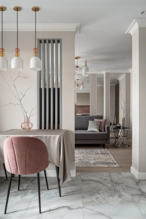 Квартира с розовым мрамором, 53 кв. 03