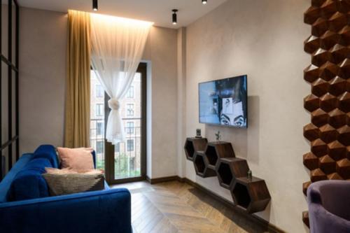 Интерьер со смелыми акцентами. 01